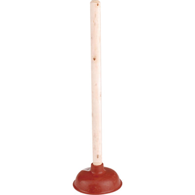 50cm Rubber Sink Plunger with Wooden Handle