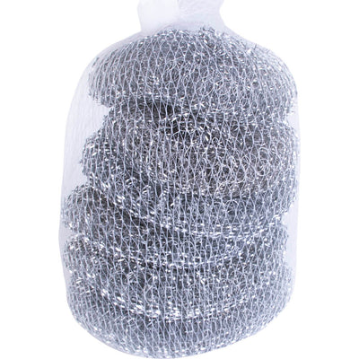 6 x Cleaning Steel Scrubbers