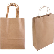 3 x Brown Craft Paper Bags