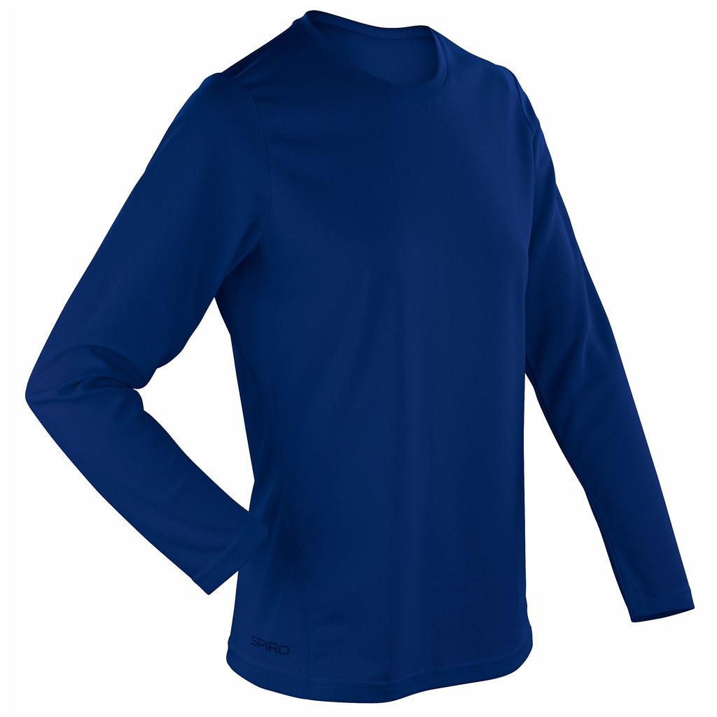 Ladies Women Spiro Quick Dry Lightweight Long Sleeve T Shirt Top