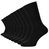12 x Plain Mens Cotton Rich Socks