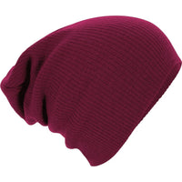 Adult Unisex Beechfield Double Lined Winter Warm Colour Slouch Beanie Hat