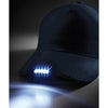 Mens Beechfield 100% Cotton LED Light Lamp Torch Baseball Cap Hat