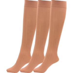 12 x Ladies / Women 80 Denier Knee High Trouser Pop Socks