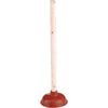 50cm Rubber Sink Plunger with Wooden Handle