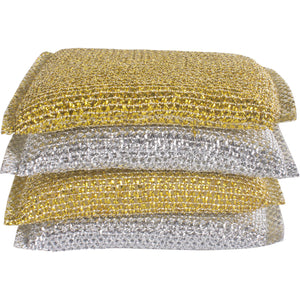 4 x Washing Up Cleaning Sponge Scrubbers