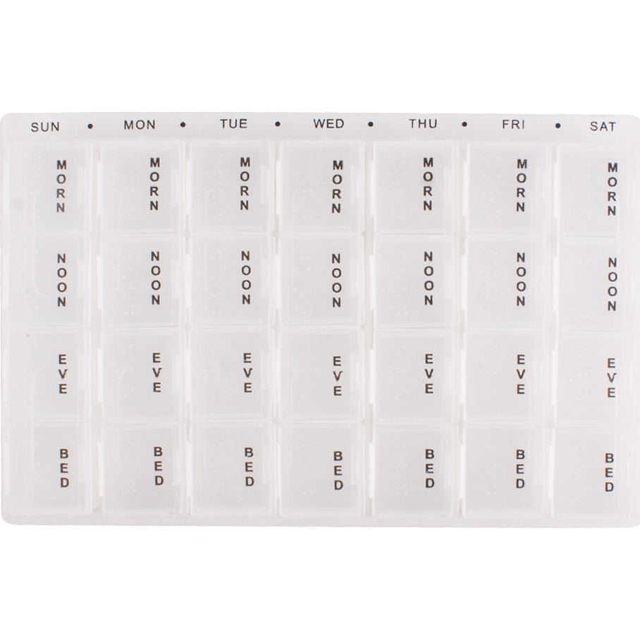 7day Clear Tablet Pill Organiser Box