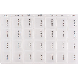 7day Clear Tablet Pill Organiser Box