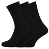12 x Plain Mens Cotton Rich Socks