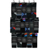48 Pairs Men’s Mixed Design Socks – Cotton Blend Work, Casual, Suit Wear