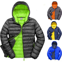 Mens Result Urban Snowbird Hooded Quilted Winter Warm Jacket