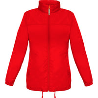 Ladies Women Sirocco Wind Breaker Shower Water Proof Zip Jacket Coat Hood