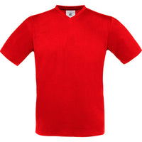 Mens B&C 100% Cotton Exact V Neck Short Sleeve T Shirt Top