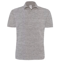 Mens B&C Heavymill 100% Cotton Short Sleeve Polo Neck Collar Shirt Top