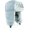 Adult Trapper Winter WarmSherpa Hat with Faux Fur Trim Quilt Lining