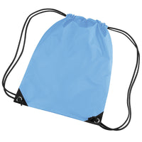 Bag Base Coloured Premium Gym Sport PE Sac Sack Draw String Bag