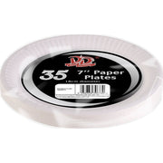 35 x 7inch Paper Plates for Parties