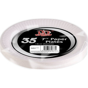 35 x 7inch Paper Plates for Parties