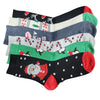 6 x Ladies Women Christmas Xmas Festive Novelty Socks