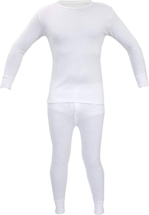 Kids Thermal Winter Warm Underwear Set Long John Bottom and Long Sleeve Top