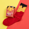 3 x Mens Novelty Gift Pack Food Fries Hot Dog Pizza Design Socks