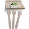 100 x Wooden Spoons Cutlery