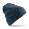 Mens Beechfield Heritage Winter Warm Double Layer Knitted Knit Beanie Hat