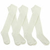 3 x Girls Tights for School Cotton Rich