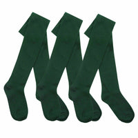 3 x Girls Tights for School Cotton Rich