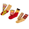 3 x Mens Novelty Gift Pack Food Fries Hot Dog Pizza Design Socks