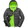 Mens Result Urban Snowbird Hooded Quilted Winter Warm Jacket