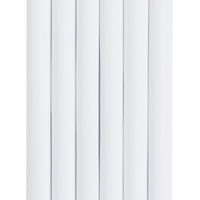 6 x Radiator Pipe Cover Sleeves White (200mm)