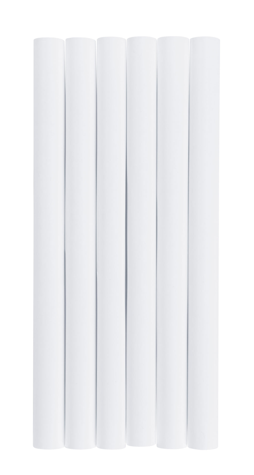 6 x Radiator Pipe Cover Sleeves White (200mm)