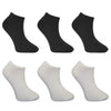 6 x Children Kids Bamboo Trainer Socks