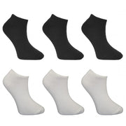 6 x Children Kids Bamboo Trainer Socks