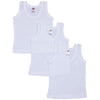 4 x Vests for Boy Kid Children Plain 100% Cotton Sleeveless Tank Top Underwear