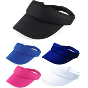 Ladies Women Beechfield 100% Cotton Golf Summer Sports Visor Hat