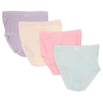 6 x Ladies 100% Cotton Ribbed Full Pastel Summer Colour Briefs Underwear Mama