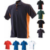 Mens Finden Hales 100% Cotton Sport Polo Neck Short Sleeve Taped Neck Shirt Top