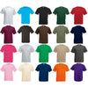 Mens Fruit of the Loom Value Weight Plain Cotton Short Sleeve T Shirt Top