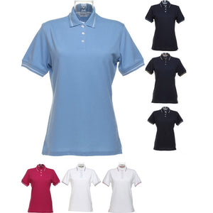 Ladies Women Kustom Kit St Mellion 100% Cotton Polo Neck Collar Shirt Top