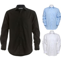 Mens Kustom Kit Premium Non Iron Corporate 100% Cotton Long Sleeve Shirt