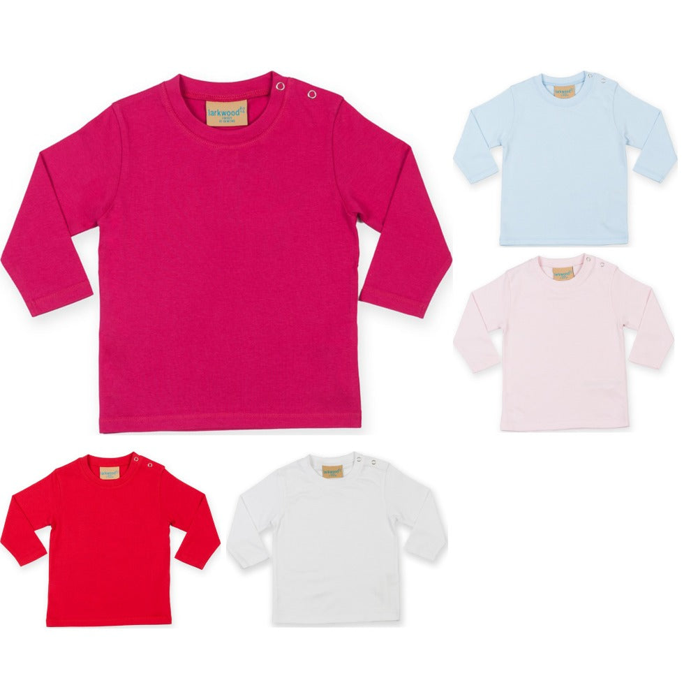Baby Toddler Larkwood Long Sleeve Colour T Shirt Top