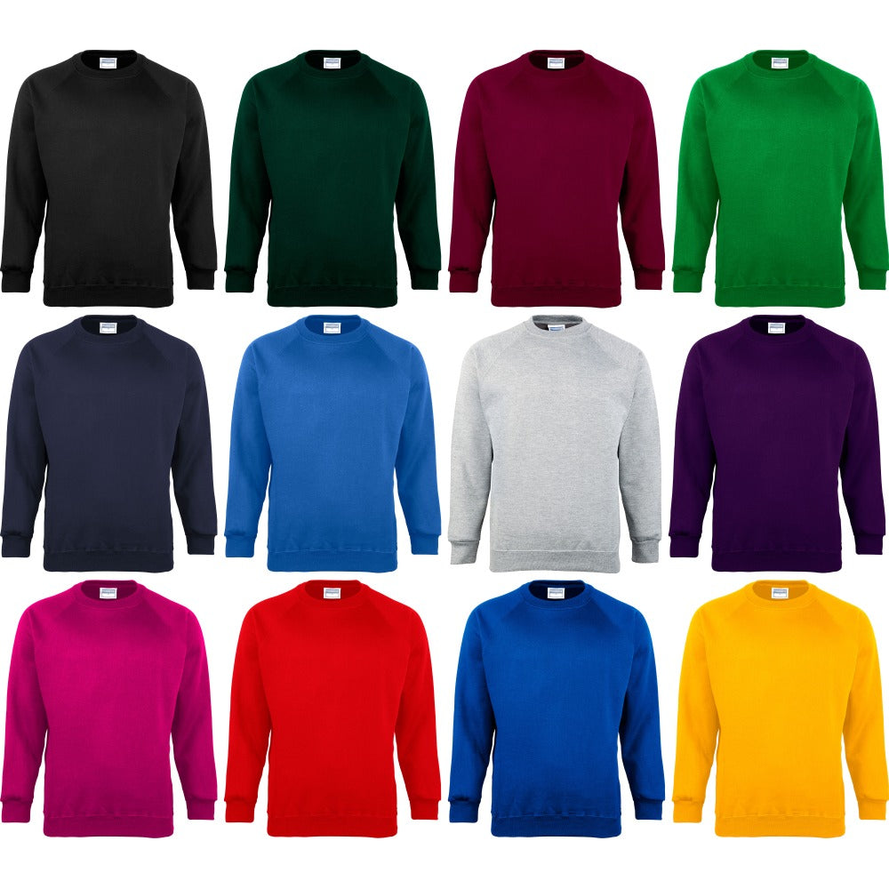 Kid Children Maddins Coloursure™ School Uniform Colour Easy Care Sweatshirt Top