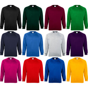 Mens Maddins Coloursure™ Colour Warm Sweatshirt Sweater Top (Sizes Small to 4XL)