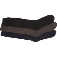 6 x Men's Cotton Rich Ribbed Long Hose / Knee High Socks