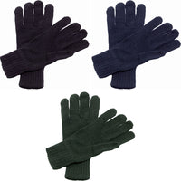 Adult Unisex Regatta Knitted Knit Ribbed Gloves