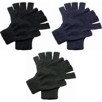 Adult Unisex Regatta Winter Warm Half Finger Fingerless Mitts Gloves