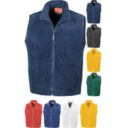 Mens Result Winter Fleece Polartherm® Sleeveless Body Warmer Jacket Top