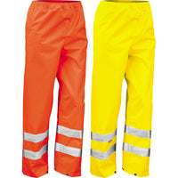 Mens Result Waterproof Safety Hi Visibility Vis Trouser Bottoms Pant (EN471)
